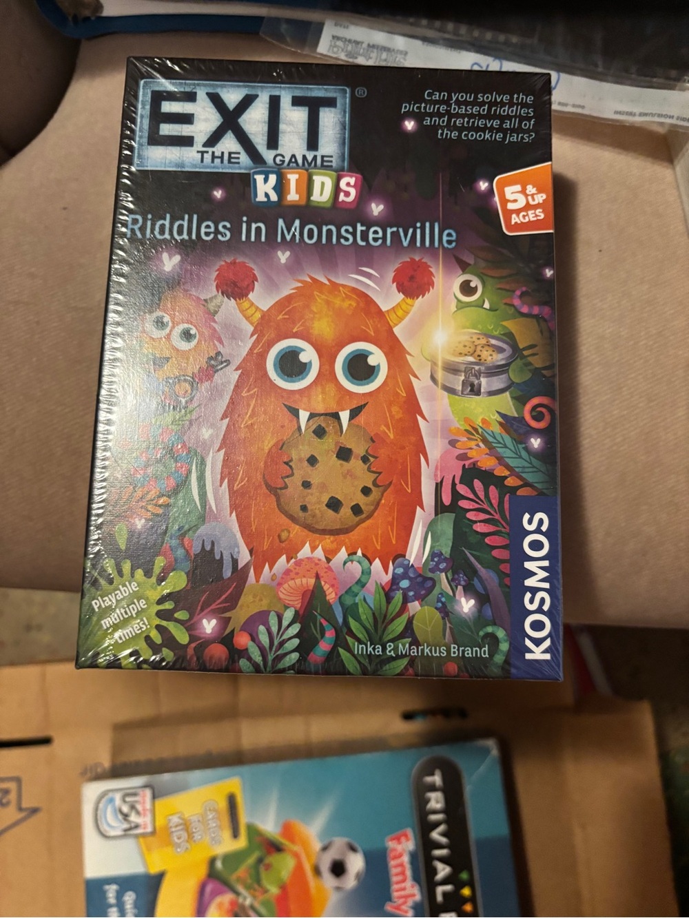 EXIT The Game Kids: Riddles in Monsterville - Orange Monster Edition by Kosmos